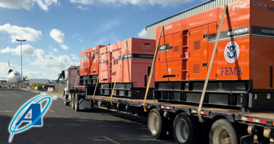 Aeronet Worldwide charters critical generators to Hawaii for FEMA