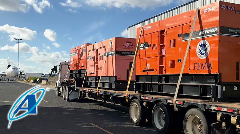 Aeronet Worldwide charters critical generators to Hawaii for FEMA