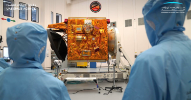 The UAE's Hope probe bound for Mars.