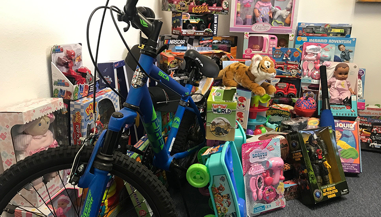 Toy donations for Toys for Tots
