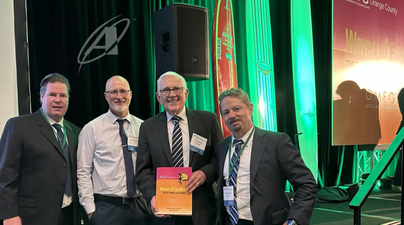 Aeronet Worldwide executives at the 28th Annual ACG Awards